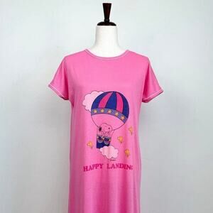 Vintage '60s Peanuts Snoopy Pajama Long Nightgown Sleepshirt